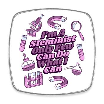 Only Few Can Do What I Can Scientist STEM - Square fridge magnet - white - Front