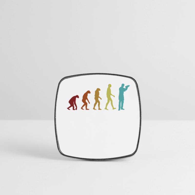 Bartender Evolution Barmann Bartender Mixologist Viereckiger Kühlschrankmagnet