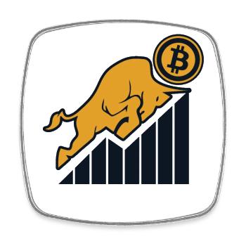 Blockchain Crypto Cryptocurrency Crypto Trader - Square fridge magnet - white - Front
