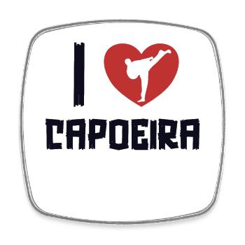 Ich liebe Capoeira Ginga Capoeirista Tanz Capoeira - Viereckiger Kühlschrankmagnet - Weiß - Vorne