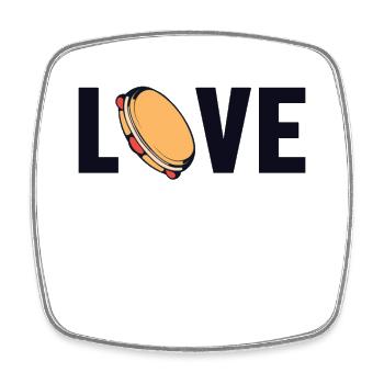 Capoeira Love Ginga Capoeirista Tanz - Viereckiger Kühlschrankmagnet - Weiß - Vorne
