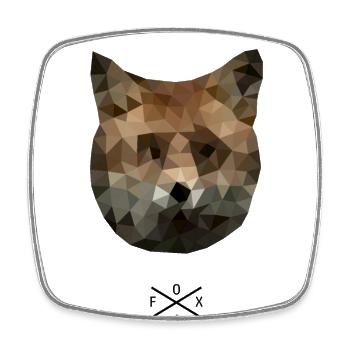 Fuchs Caninae Rotfuchs Canidae Fuchs Liebhaber Fuchs - Viereckiger Kühlschrankmagnet - Weiß - Vorne