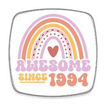 Grand depuis 1994 Retro Vintage Anniversaire - Magnet carré - blanc - Devant