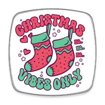 Christmas Christmas Mood - Square fridge magnet - white - Front