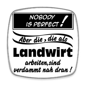 Landwirtschaft , Landwirt , Farmer , Nobody (25) - Viereckiger Kühlschrankmagnet - Weiß - Vorne