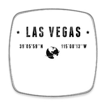 Las Vegas - Square fridge magnet - white - Front
