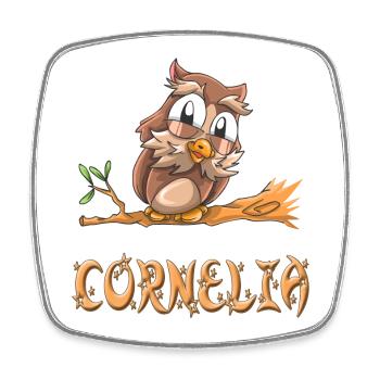 Hile Cornelia - Magnet carré - blanc - Devant