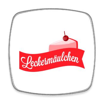 Süßes Leckermäulchen - Süßigkeitenshirt - Viereckiger Kühlschrankmagnet - Weiß - Vorne