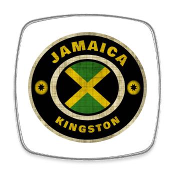 Jamaica / Cadeau / Idée cadeau - Magnet carré - blanc - Devant