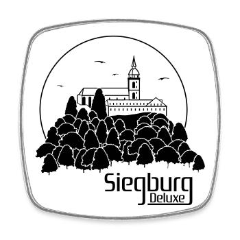 Siegburg Deluxe Motiv - Viereckiger Kühlschrankmagnet - Weiß - Vorne