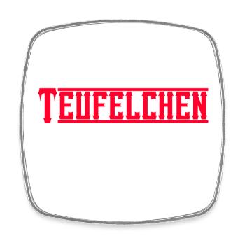 Little Devil - Square fridge magnet - white - Front
