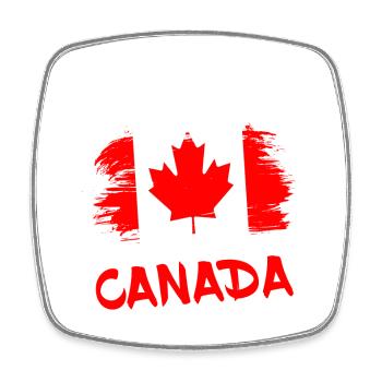 Team Canada / Cadeau drapeau Amérique du Nord Toronto - Magnet carré - blanc - Devant
