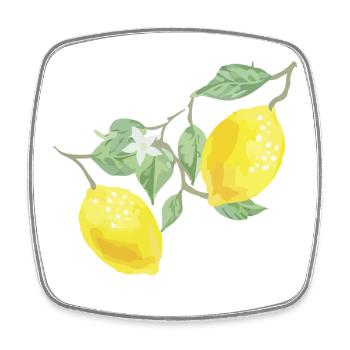 Lemons - Square fridge magnet - white - Front
