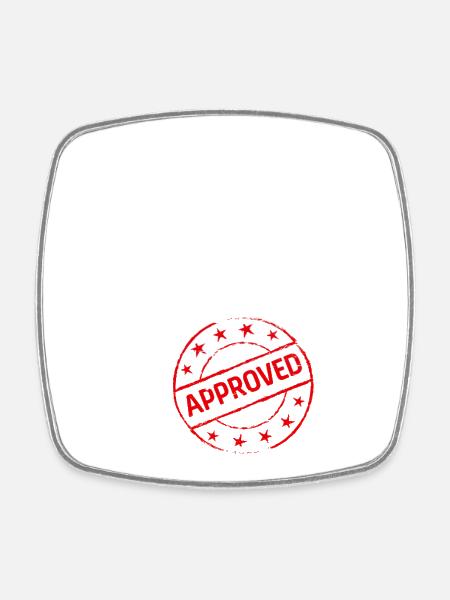 Design Éclat PerleRare - Magnet carré - blanc