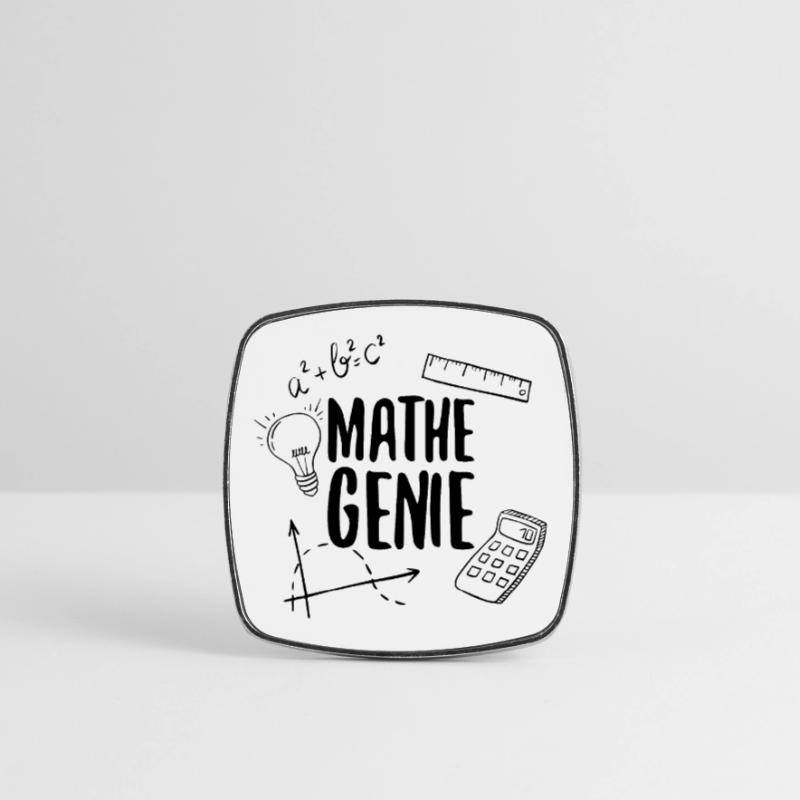 Math Genius Math Genius Math Mathematicien Magnet carré