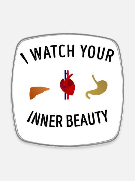 Medical Home Beauty Surgeon Gift - Square fridge magnet - white