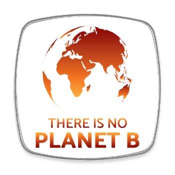 Climate protection environment planet earth climate climate policy - Square fridge magnet - white - Front