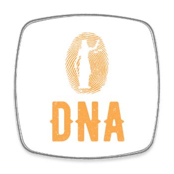 Justice DNA Justice Justice Lawyer Judge - Square fridge magnet - white - Front