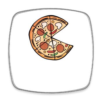 Matching partner family duo twins friends - Square fridge magnet - white - Front