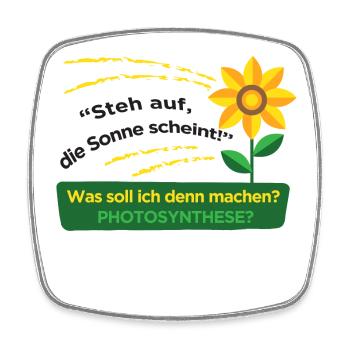 Late risers Waking up Morning muffles Funny sayings - Square fridge magnet - white - Front