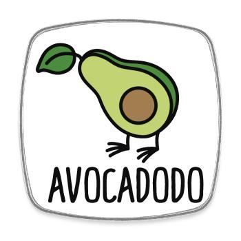 Avocadodo - Square fridge magnet - white - Front