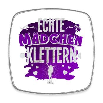 Klettern - Viereckiger Kühlschrankmagnet - Weiß - Vorne