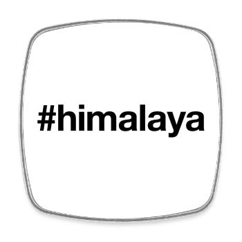 HIMALAYA - Magnet carré - blanc - Devant