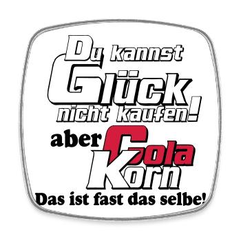 Korn , Party , Weizenkorn ,Glück Cola Korn(25) - Viereckiger Kühlschrankmagnet - Weiß - Vorne