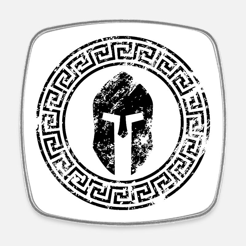 SPARTAN - Square fridge magnet - white