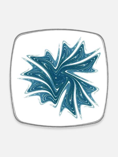 Étoile de mer Oursin Sea Animals Ocean Chaos 4285oce - Magnet carré - blanc