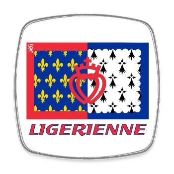 Ligérienne - Magnet carré - blanc - Devant