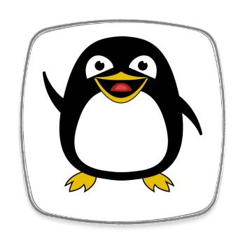 süßer Pinguin Pinguine Pinguinküken Vogel Kita - Viereckiger Kühlschrankmagnet - Weiß - Vorne