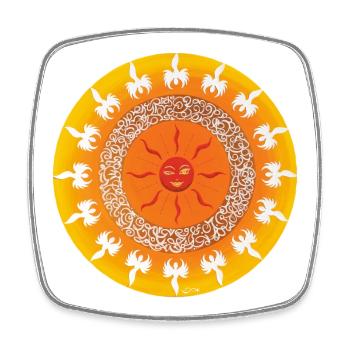 Stargate Trust in Life - Sonja Ariel - Square fridge magnet - white - Front