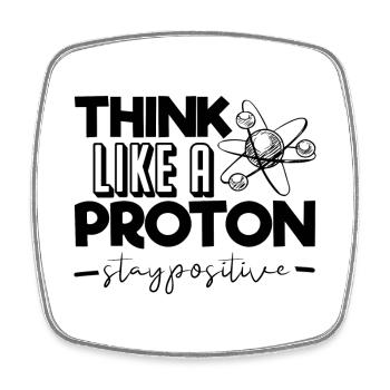 Funny Chemistry Quote Gift For Chemical Engineers - Square fridge magnet - white - Front