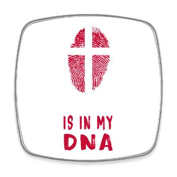 Dänemark ist in meiner DNA Design / Geschenkidee - Viereckiger Kühlschrankmagnet - Weiß - Vorne