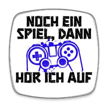Controller Spieler Zocker Games Spieler Nerd - Viereckiger Kühlschrankmagnet - Weiß - Vorne
