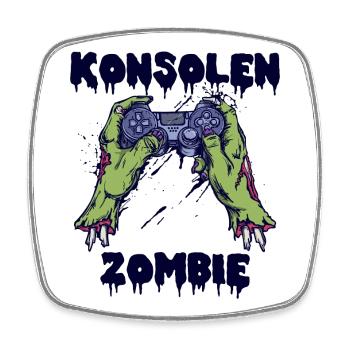 Zocker Konsole Controller Videogames Gamer Zocker - Viereckiger Kühlschrankmagnet - Weiß - Vorne