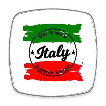 Italy Edition - Square fridge magnet - white - Front