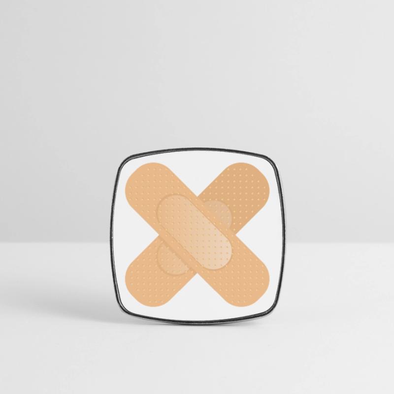 Dispositif de fixation croisé comme élément de conception Magnet carré