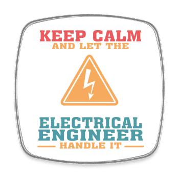 Funny Electrical Engineering Quote for Electrical - Square fridge magnet - white - Front