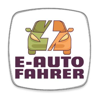 E-Auto Fahrer Elektroauto Outfit für Auto Fans - Viereckiger Kühlschrankmagnet - Weiß - Vorne