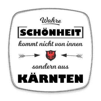 Kärnten Schönheit - Viereckiger Kühlschrankmagnet - Weiß - Vorne