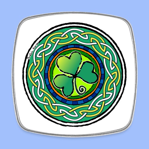Irish shamrock - Magnet carré