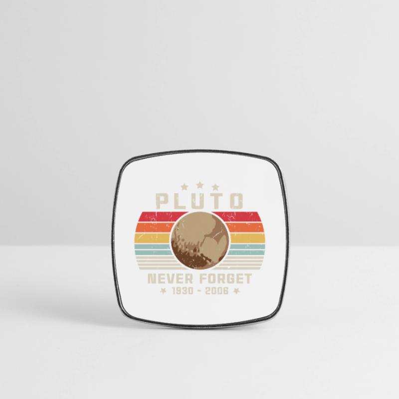 Never Forget Pluto Square fridge magnet