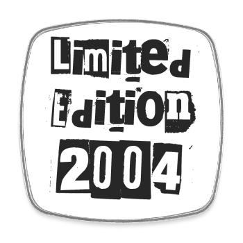 Limited Edition 2004 - Square fridge magnet - white - Front