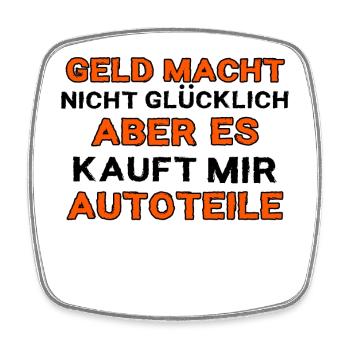 Auto Humorvoll Statement Autofahrer Mechaniker - Viereckiger Kühlschrankmagnet - Weiß - Vorne