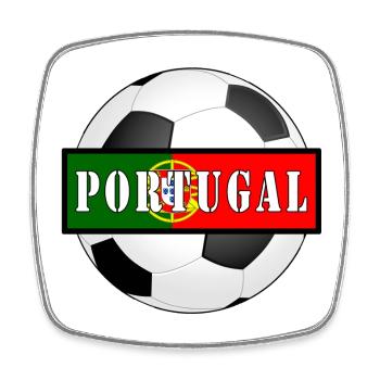 Cadeau pour la au Portugal - Magnet carré - blanc - Devant