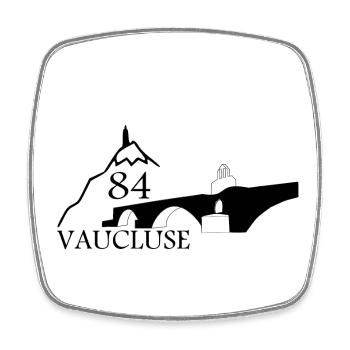 Vaucluse - Square fridge magnet - white - Front