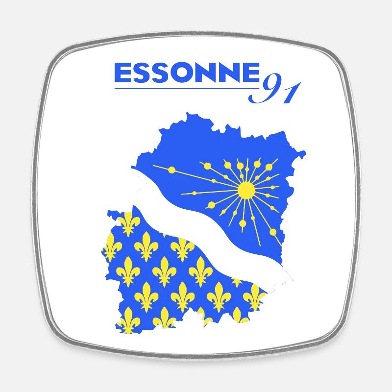 Essonne - Magnet carré - blanc