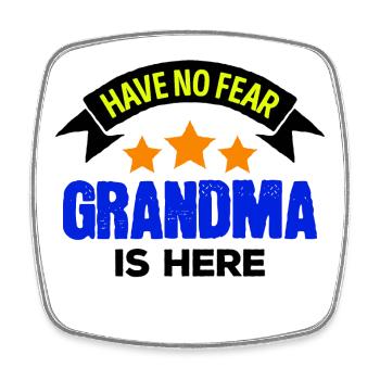 Grandmother Grandma Cool Statement Lieblingsomi Omi - Square fridge magnet - white - Front
